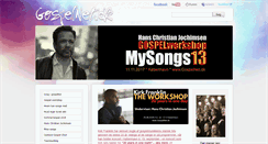 Desktop Screenshot of gospelnet.dk